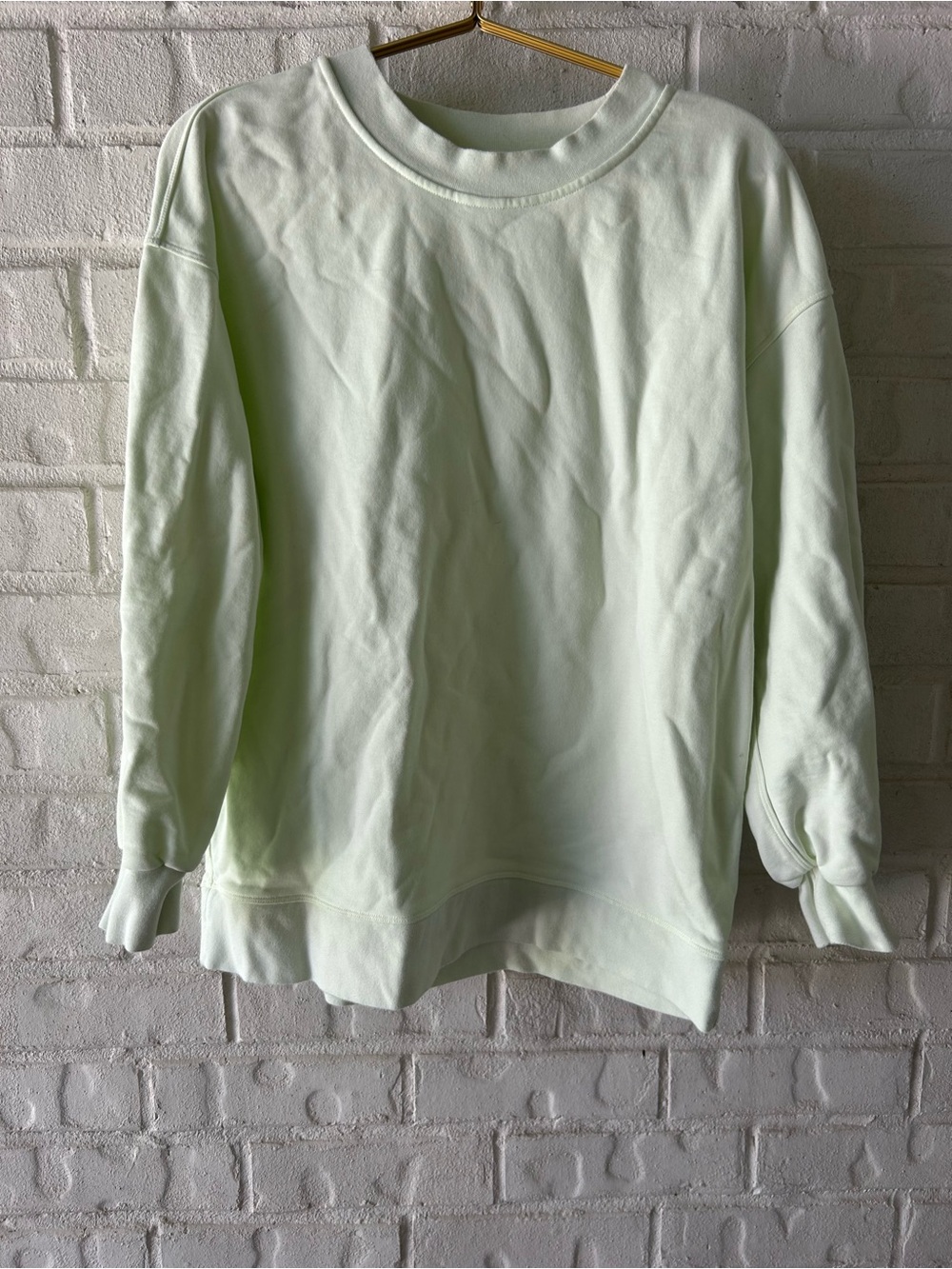 Lululemon lemon lime  colored sweatshirt